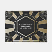 Als je aardig bent... deurmat (Voorkant)