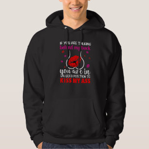 Als je achter mijn rug praat zit je op een goede p hoodie
