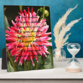 Als je alleen bent... Plaque Fotoplaat (Zijkant)