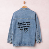 Als je alleen maar licht op je zwakke plekken laat denim jacket (Hangar)