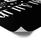 Als je binnen dood bent, maar het is de vakantiepe poster (Hoek)