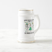 Als je binnen dood bent, maar het is St. Patrick's Bierpul (Voorkant rechts)