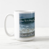 Als je blauw ziet, kijk dan uit (mooie oceaan) mok (Links)