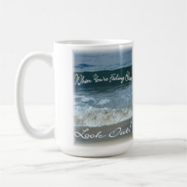 Als je blauw ziet, kijk dan uit (mooie oceaan) mok
