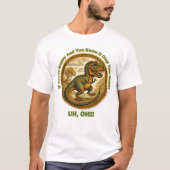 Als je blij bent Dino T-Shirt (Voorkant)