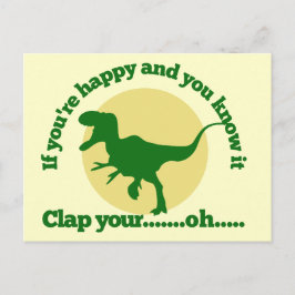 Als je blij bent en het weet briefkaart