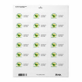 Als je blij bent en het weet etiket (Full Sheet)