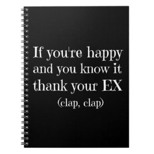 Als je blij bent met grappige prijsopgave notitieboek