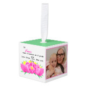 " Als je bloemen waren zouden we je plukken" roze  Decoratie (Voorkant hoekig)