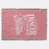 Als je datet met een danser deken (Voorkant)