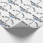 Als je de Braziliaanse Jiu Jitsu niet wilt laten. Cadeaupapier (Hoek)