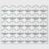 Als je de Braziliaanse Jiu Jitsu niet wilt laten. Cadeaupapier (Vlak)