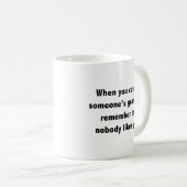 Als je de Grammar Koffee Mok van iemand corrigeert (Voorkant rechts)
