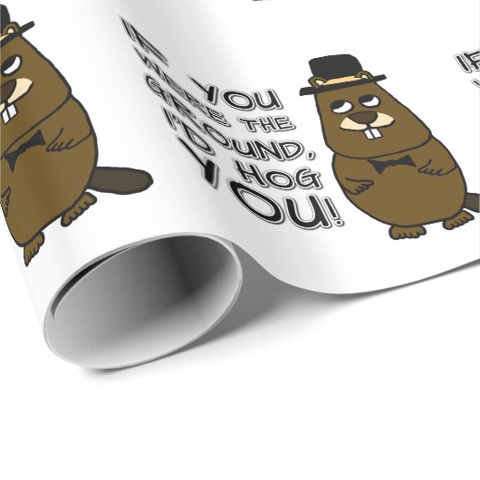 Als je de grond was, zou ik je ophangen. cadeaupapier (Rol Hoek)