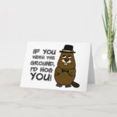 Als je de grond was, zou ik je ophangen. kaart (Voorkant)