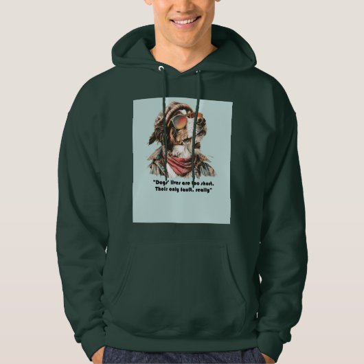 Als je de herinneringen van je hond wilt koesteren hoodie (Voorkant)