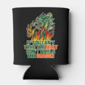 Als je de hitte niet kunt nemen blikjeskoeler (Achterkant)