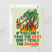 Als je de hitte niet kunt nemen briefkaart (Voorkant / Achterkant)