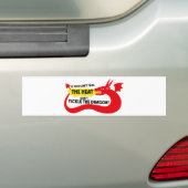 Als je de hitte niet kunt nemen bumpersticker (Op auto)