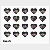 ALS JE DE REGENBOOG WIL PROEVEN HART STICKER (Vel)
