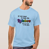 Als je de regenboog wilt proeven t-shirt (Voorkant)