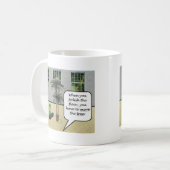 Als je de vloer in Polen hebt.... Koffiemok (Voorkant links)