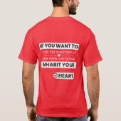 Als je de zoetheid van de liefde wilt proeven, moe t-shirt (Achterkant)