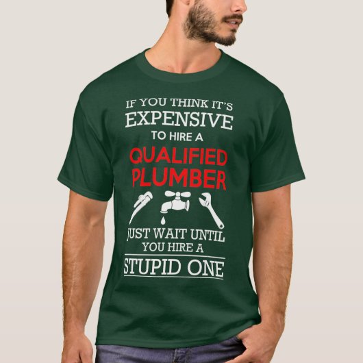 Als je denkt dat het duur is om een gekwalificeerd t-shirt (Voorkant)