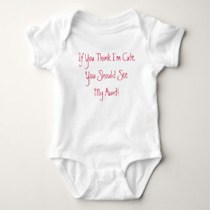 Als je denkt dat ik Cute Baby Outfit ben Romper