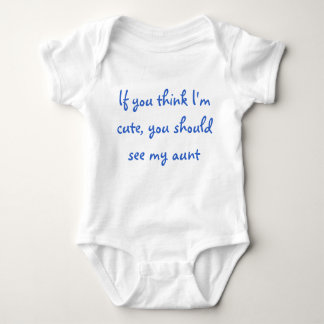 Als je denkt dat ik Cute ben... Baby romper