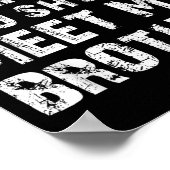 Als je denkt dat ik een idioot ben, moet je mijn b poster (Hoek)