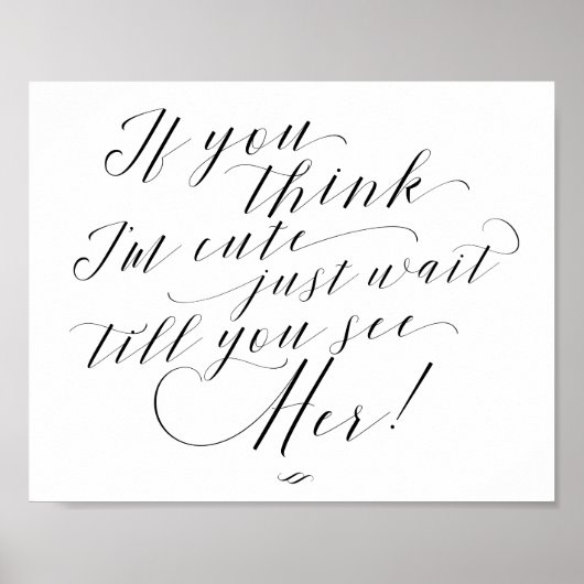 Als je denkt dat ik een klap ben, wacht dan gewoon poster (Voorkant)