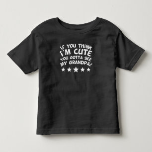 Als je denkt dat ik gek ben, moet je mijn opa zien kinder shirts