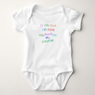 "ALS JE DENKT DAT IK KUSTTE..." BABY GIFT COUSINS ROMPER