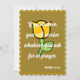 Als je denkt dat je Matteüs 21:22 Kaart zult ontva