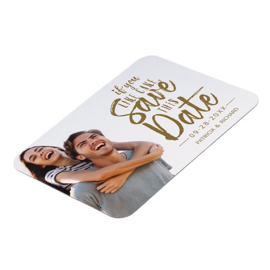 Als je deze datum graag wilt opslaan Foto grappig Magneet (Linkerzijde)