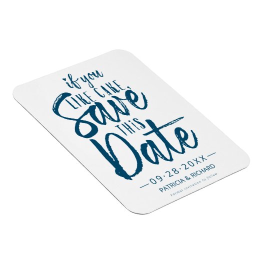 Als je deze datum wilt opslaan Fungerend non-foto Magneet (Rechterzijde)