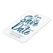 Als je deze datum wilt opslaan Fungerend non-foto Magneet (Linkerzijde)