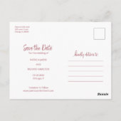 Als je deze datumfoto wilt opslaan briefkaart (Achterkant)