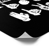 Als je deze "High Five" kan lezen. Bewustzijn van Poster (Hoek)