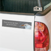 Als je deze vogel kunt zien, ben je te dicht bumpersticker (Op Truck)