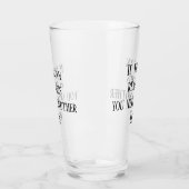 Als je dit kan lezen heb je nog een biertje nodig glas (Links)