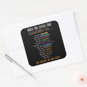 Als je dit klaslokaal binnenkomt, ga je terug naar vierkante sticker (Envelop)