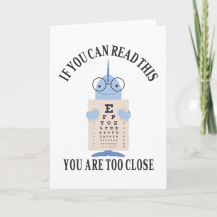 Als je dit kunt lezen, ben je te dicht kaart