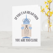 Als je dit kunt lezen, ben je te dicht kaart (Gele Bloem)