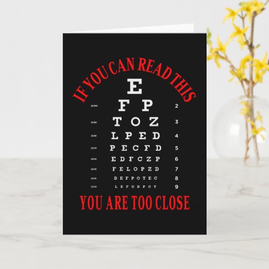 Als je dit kunt lezen, ben je te dicht kaart (Gele Bloem)