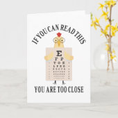 Als je dit kunt lezen, ben je te dicht kaart (Gele Bloem)