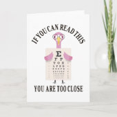 Als je dit kunt lezen, ben je te dicht kaart (Voorkant)