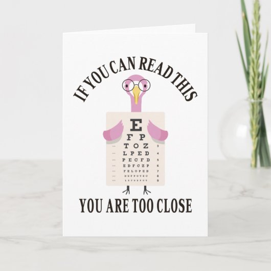 Als je dit kunt lezen, ben je te dicht kaart (Voorkant)
