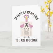 Als je dit kunt lezen, ben je te dicht kaart (Gele Bloem)